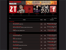 Tablet Screenshot of forum.ztmag.com